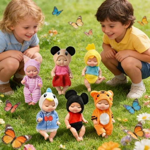 Reborn Mini Doll - 6 Pieces Forest Set