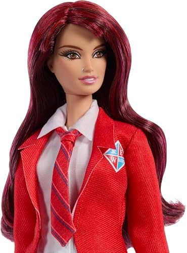 Roberta Doll - Plastic Long Red Hair Removable School Uniform Ages 3+