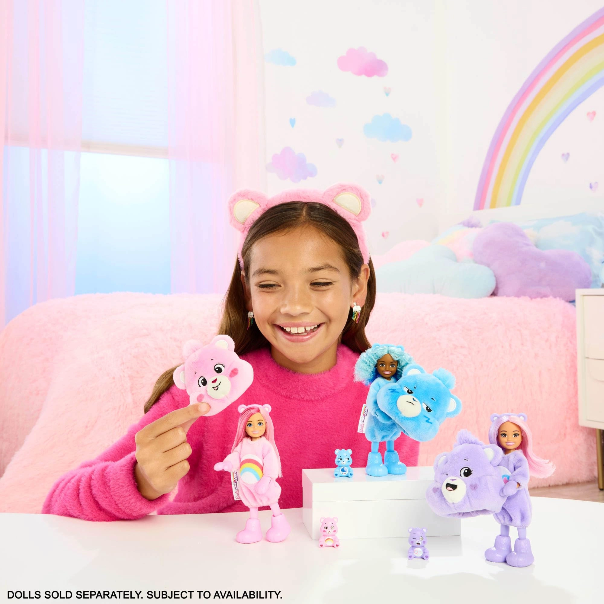 Chelsea Doll - Cutie Reveal Care Bears Plush Costume Ages 3+