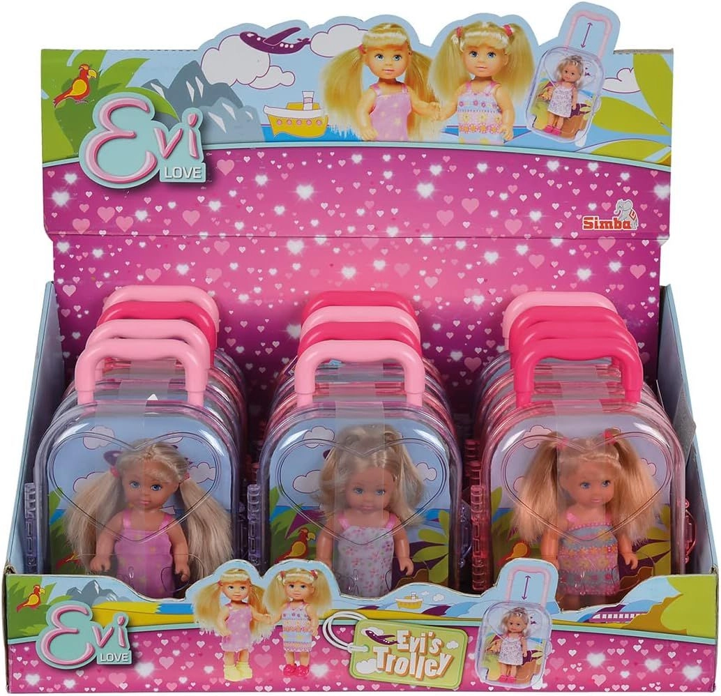 Evi Love Travel Mini Doll - 12cm Ages 3+