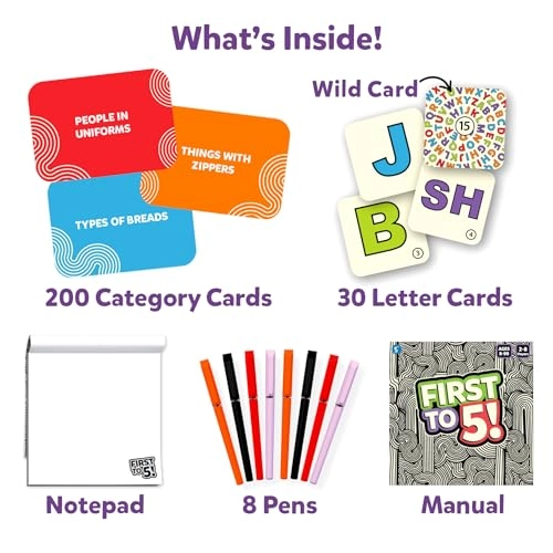 First to 5! - Card Game