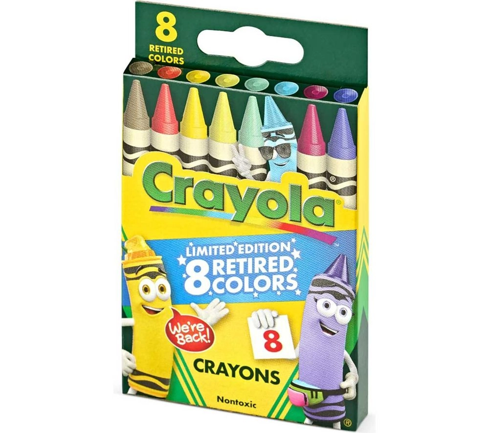 Character Shaped Limited Edition Crayons - 8 Pcs
