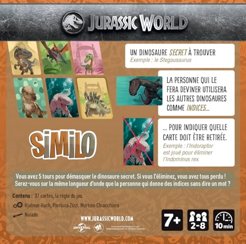 Similo: Jurassic World - Cooperative Deduction Game (French)