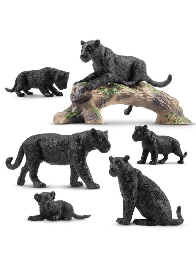 TOYMANY Black Panthers Figurines 7 pcs