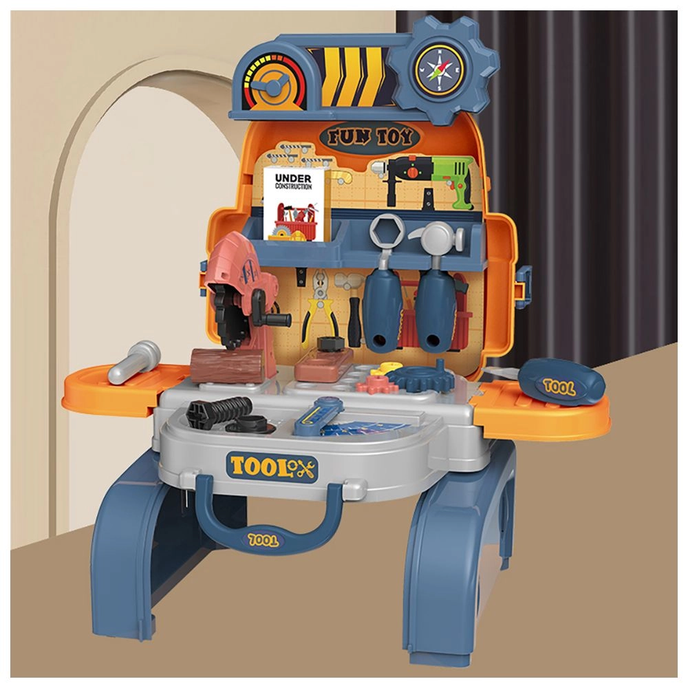 ROLE PLAY MECHANIC/TOOLS STATION TOY SET SCHOOL BAG - 23 pcs (SAB-LS_RPSB_TSYE)