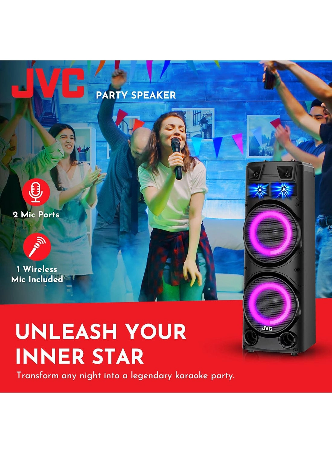 XS-N7222PB Party  Speaker