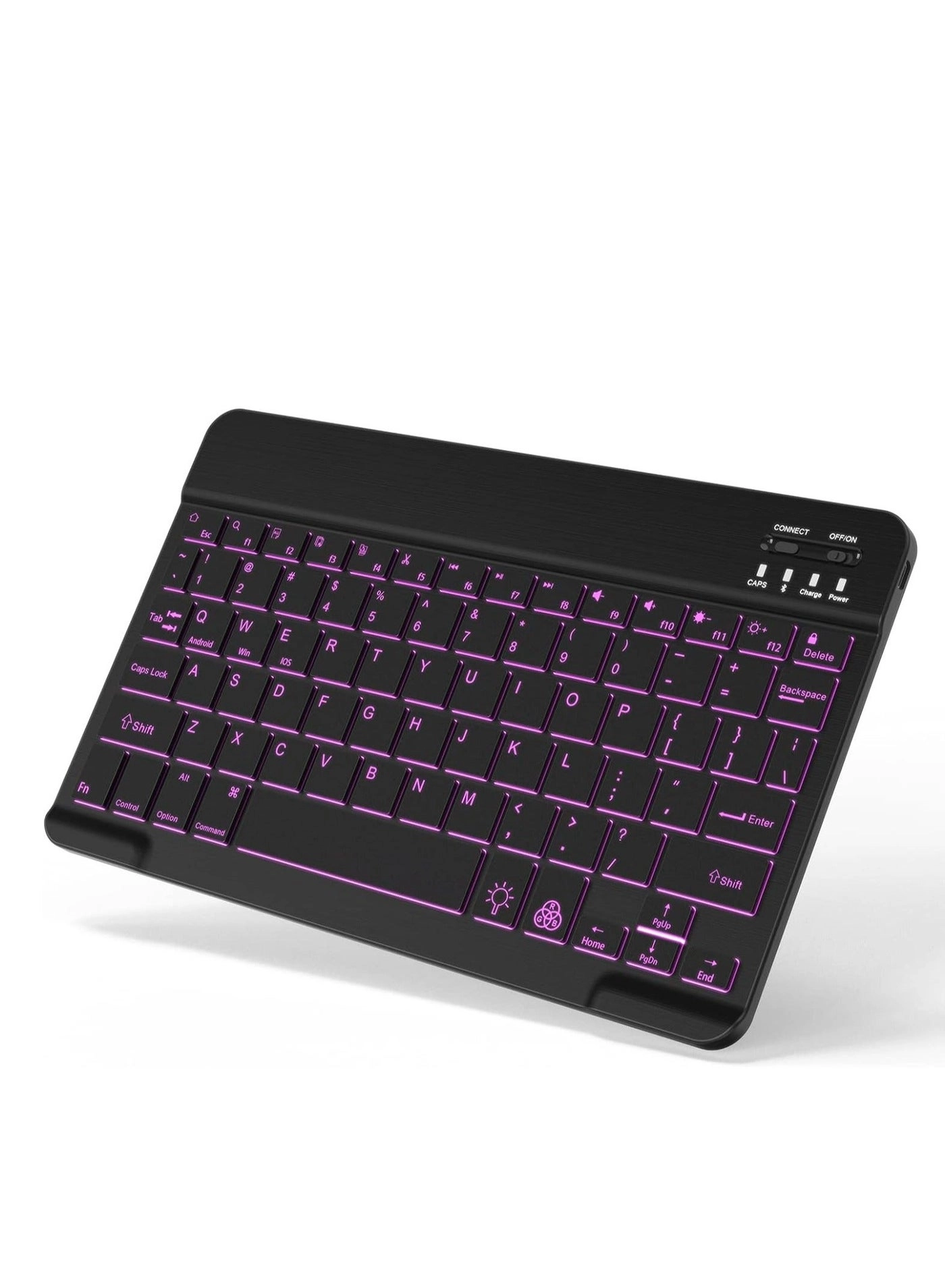 Bluetooth Keyboard - 7-Color Backlit Rechargeable Battery