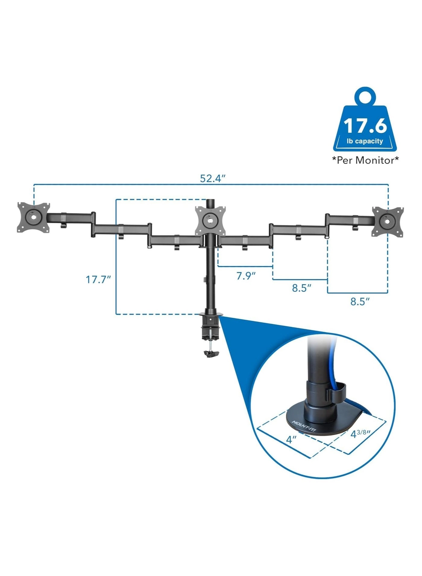 91-LDT07C036 - 3 27 in 75x75mm 100x100mm