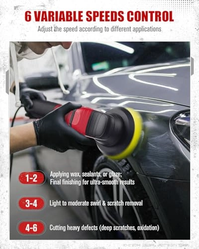 Dual Action Polisher - 850W 6-inch