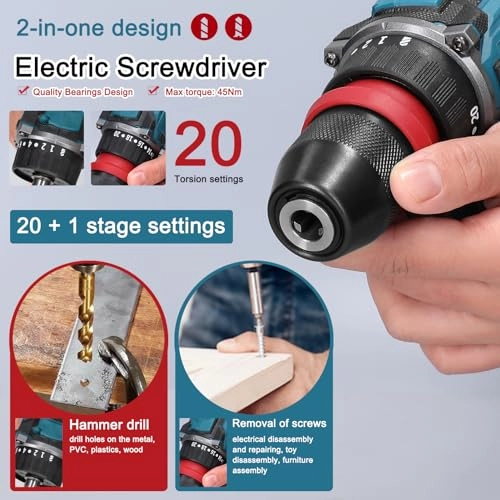 2in1 Lithium Drill - 1300mAh