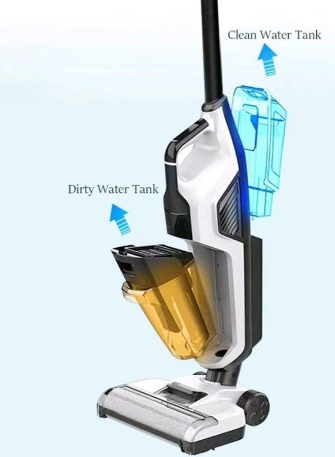 Cordless Wet Dry Vacuum Cleaner - 3-in-1 Multi-Surface Self-Cleaning