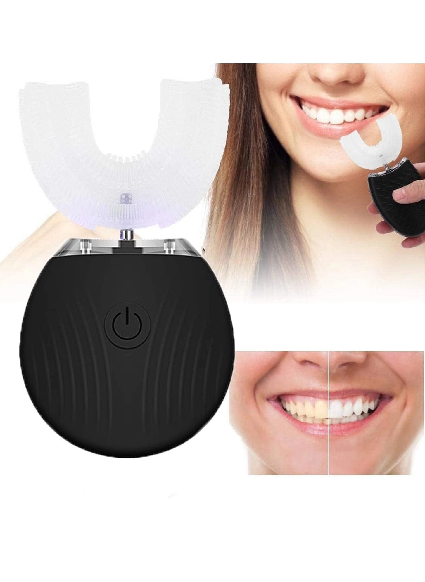 U Shaped Electric Toothbrush - Automatic 5 Modes IPX7