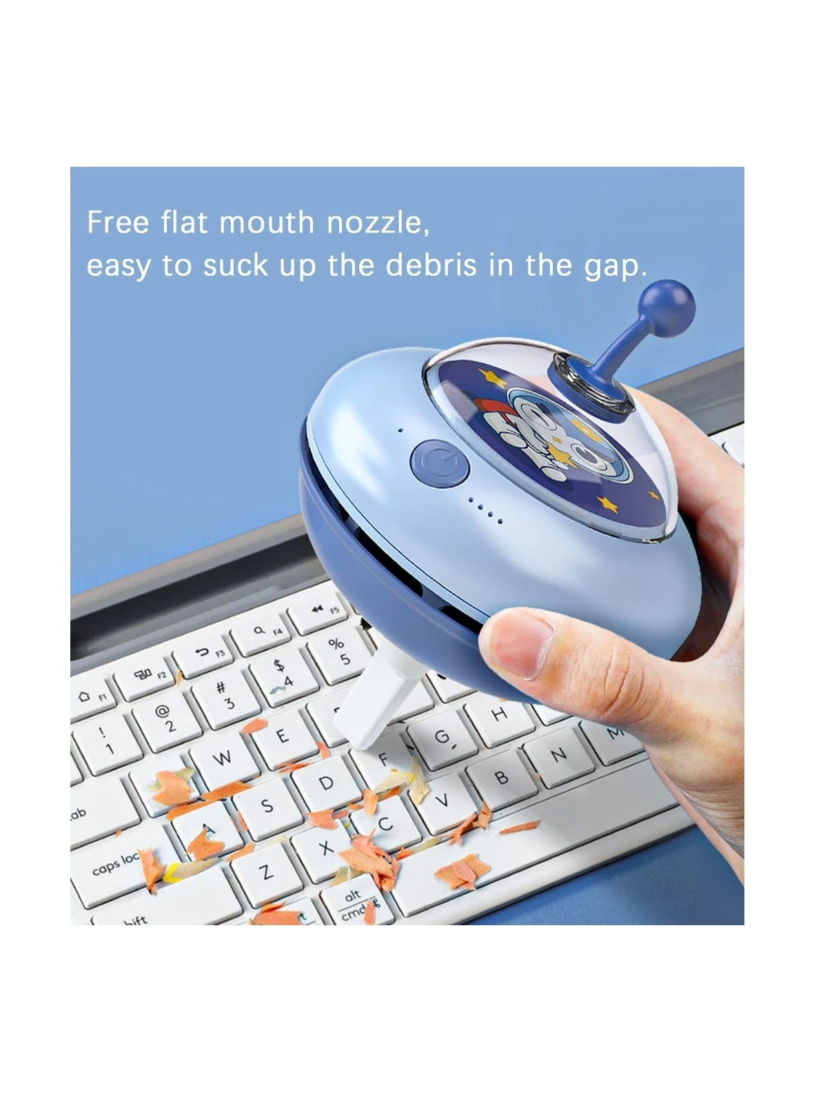 Mini Vacuum Cleaner - Detachable USB Charging