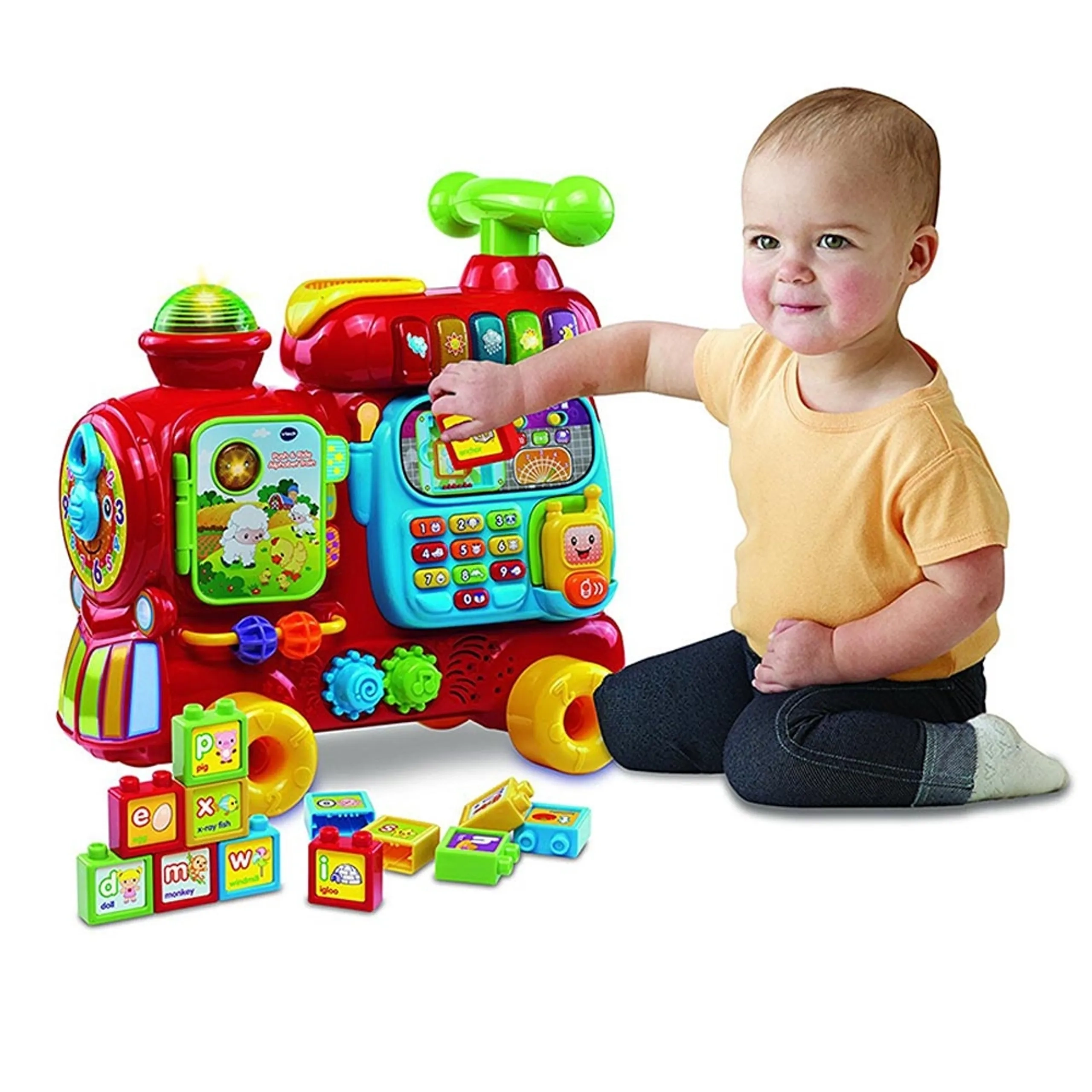 Push & Ride Alphabet Train - 12 to 36 Months 13 chunky letter blocks