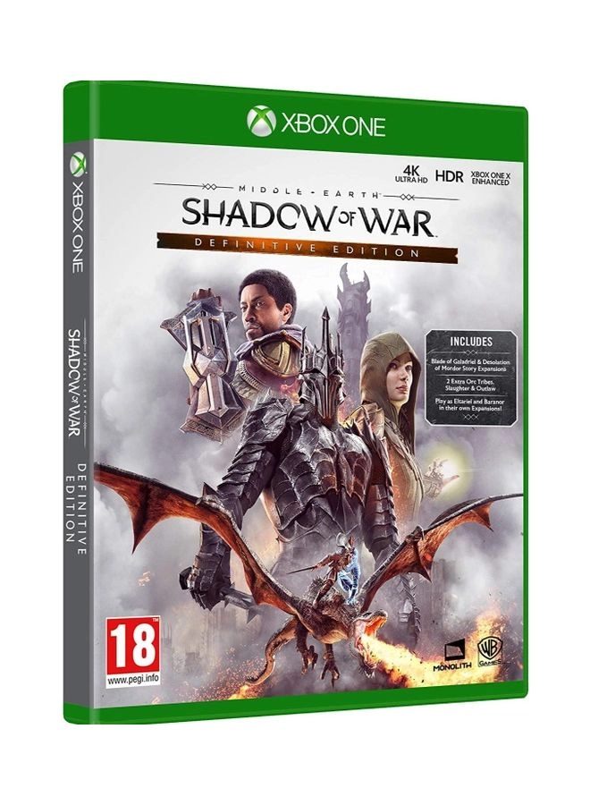 Middle Earth : Shadow Of War International Version - Xbox One