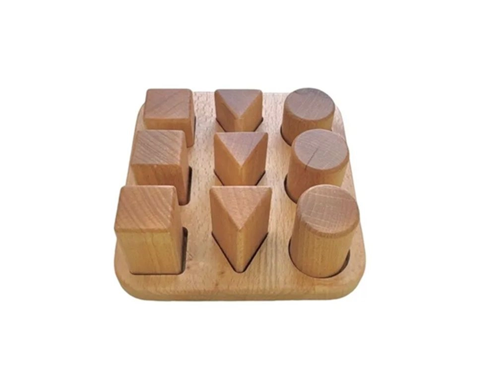 Wooden Grading Rectangles - Suitable for 3 years and above 10 pieces