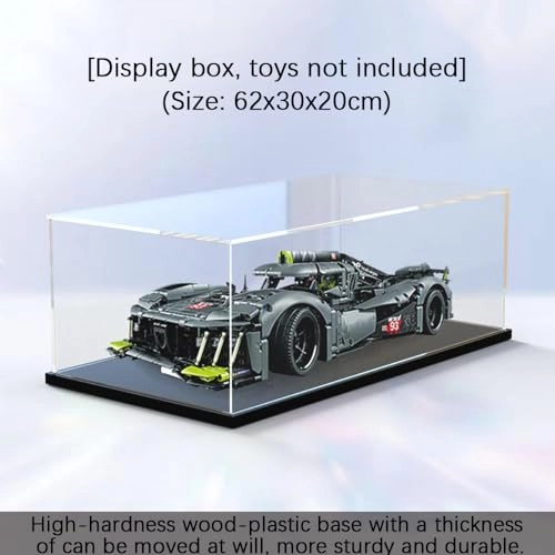 Acrylic Display Case - 60*30*20cm Black base(3mm) (42156)