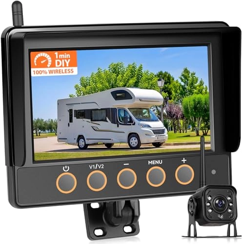 Wireless Rear View Camera - IR Night Vision 720P