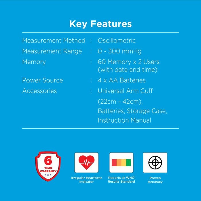 TS 305BM - Irregular Heartbeat Detector 2 x 60 Memory