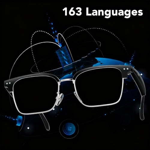 AI Translator Glasses - 163 Languages Real Time Translation