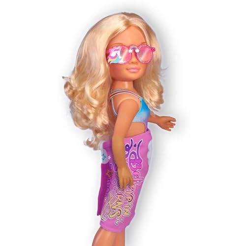 Nancy Fashion Doll - magic towel long blonde wavy hair Ages 3+
