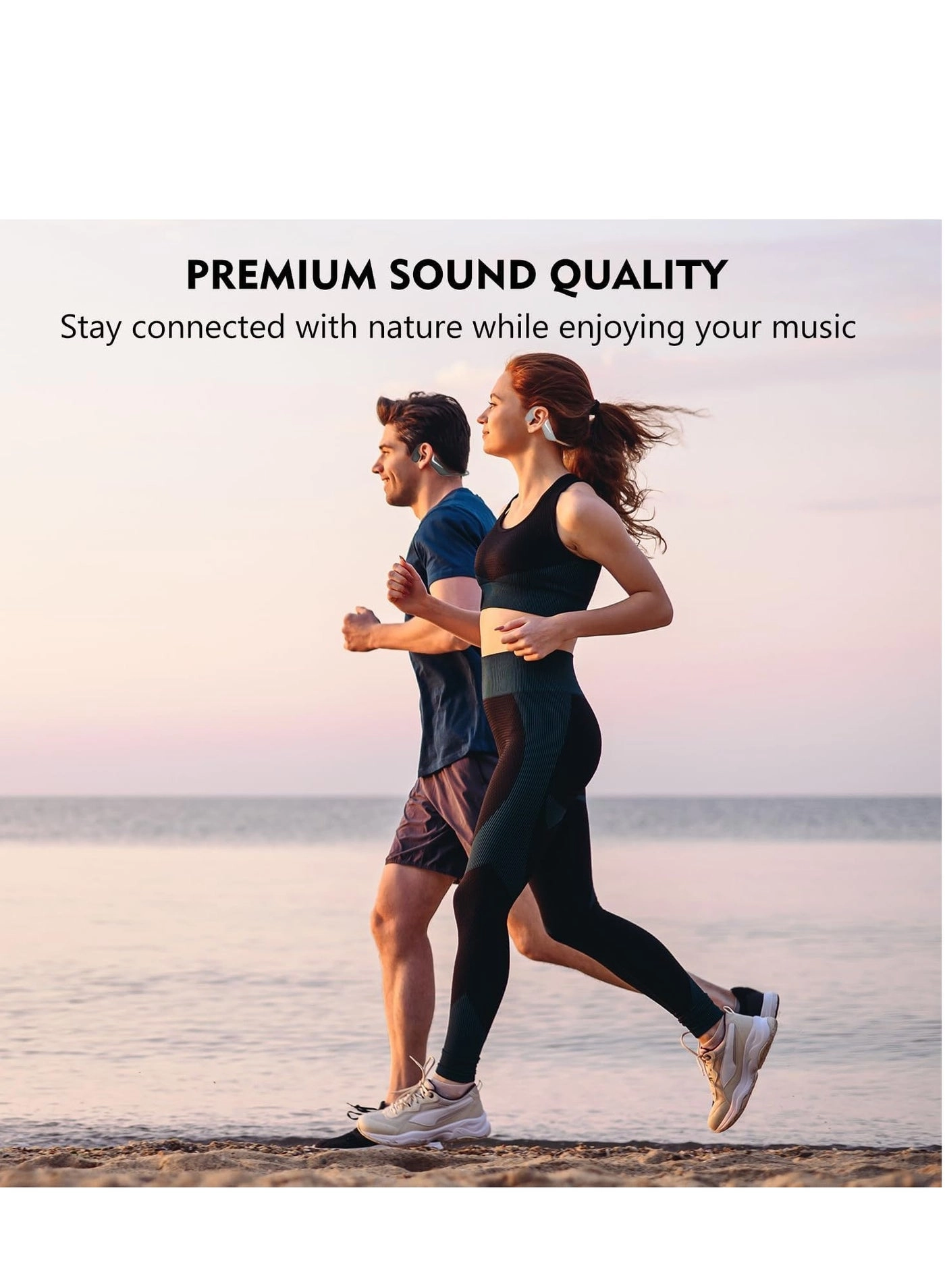 Open-Ear Bluetooth Bone Conduction Sport Headphones - Wireless Headphone