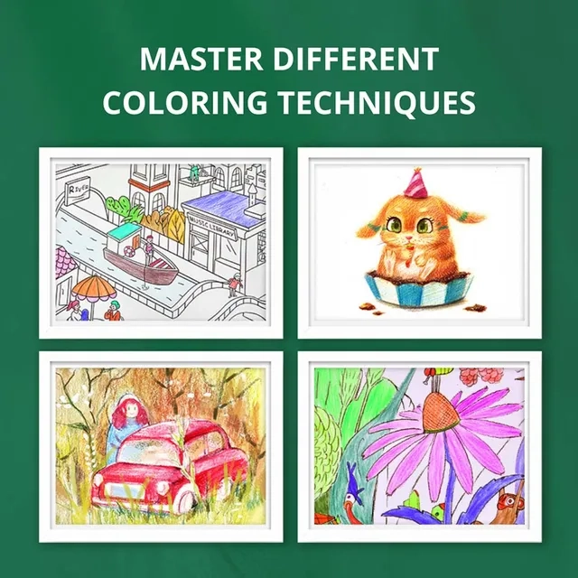 Vibrant Coloring Pencils - 36 pcs