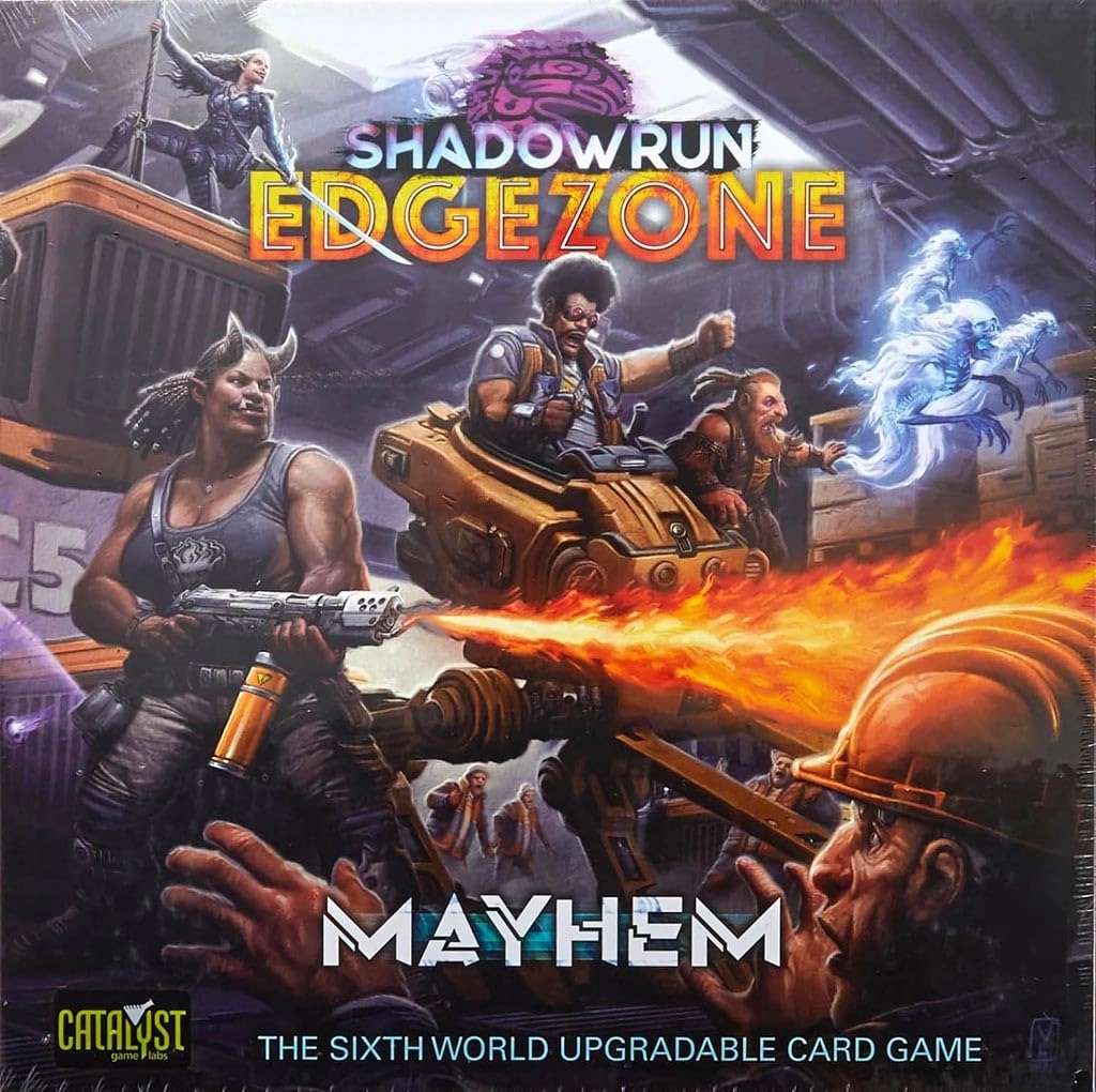 Catalyst Game Labs Shadowrun: Edge Zone Mayhem Deck - Two-Player Starter Set 348 Cards