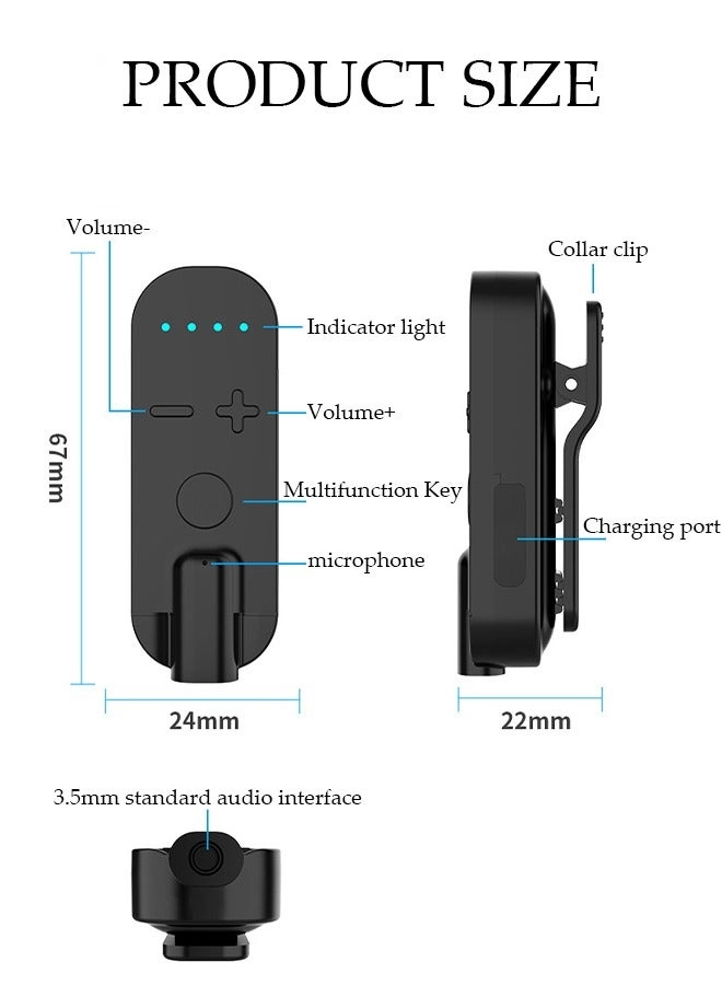 Clip On Bluetooth Earphones Wireless Earbud