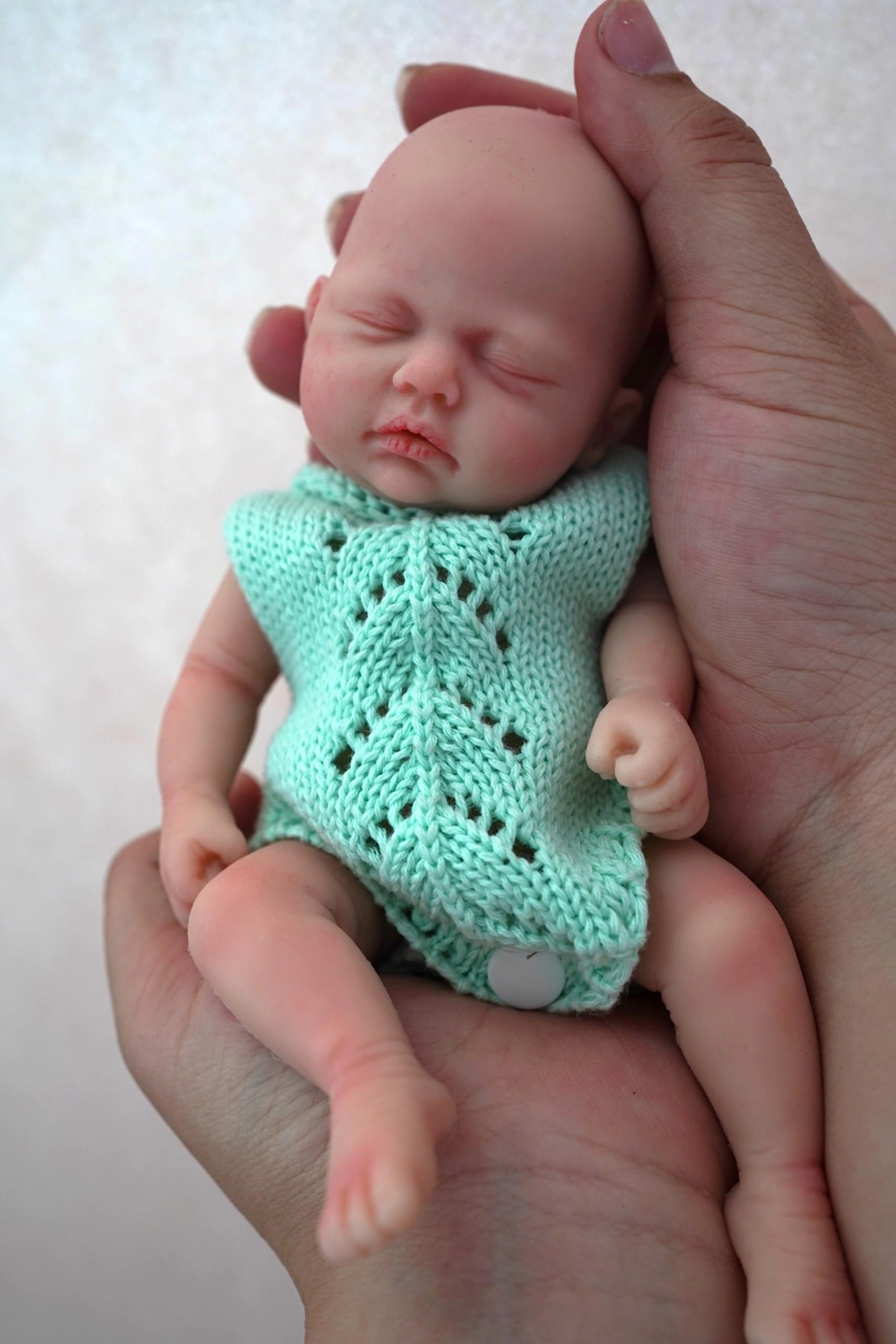 MYREBABY Reborn Baby Doll - 7" Silicone Baby Girl Ages 3+