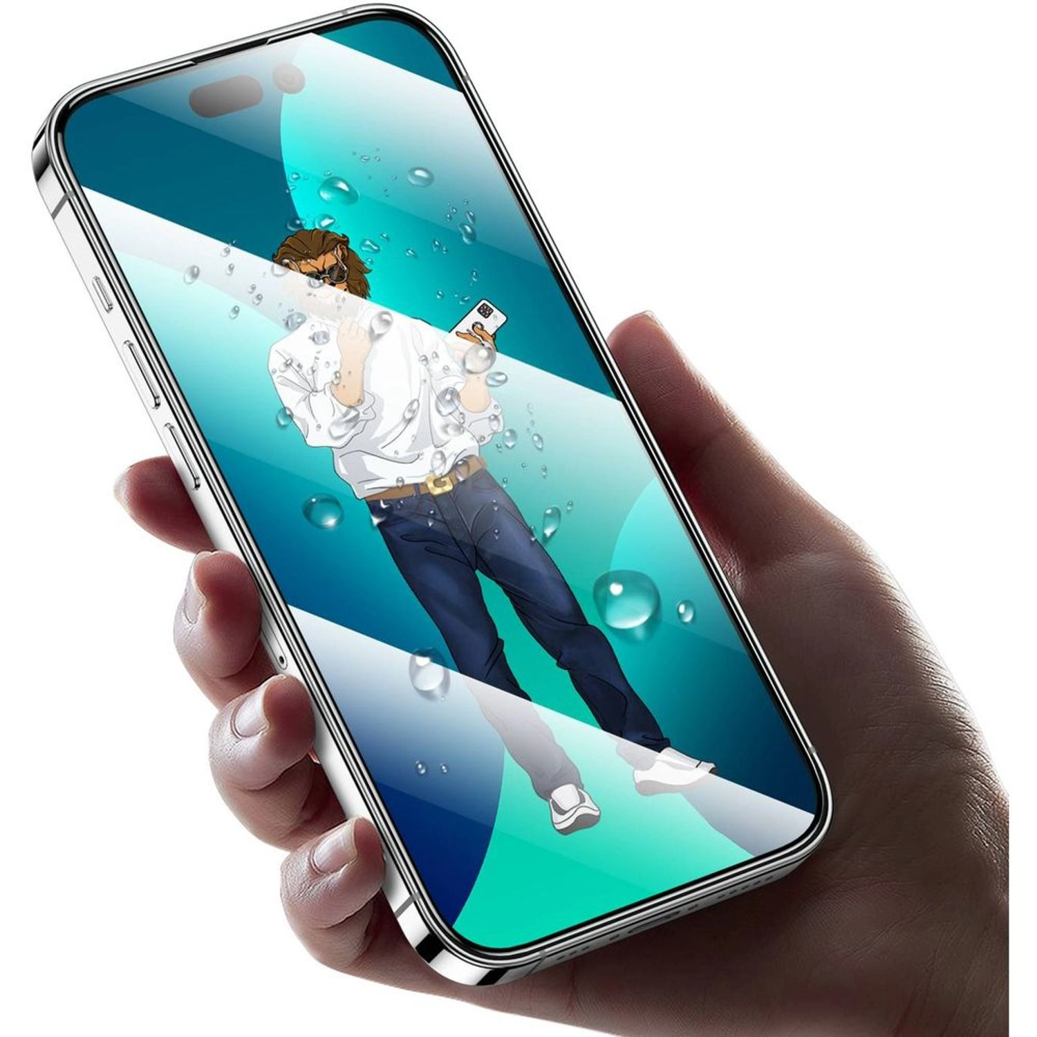 9H Clear Glass Screen Protector for iPhone 14 Pro Max