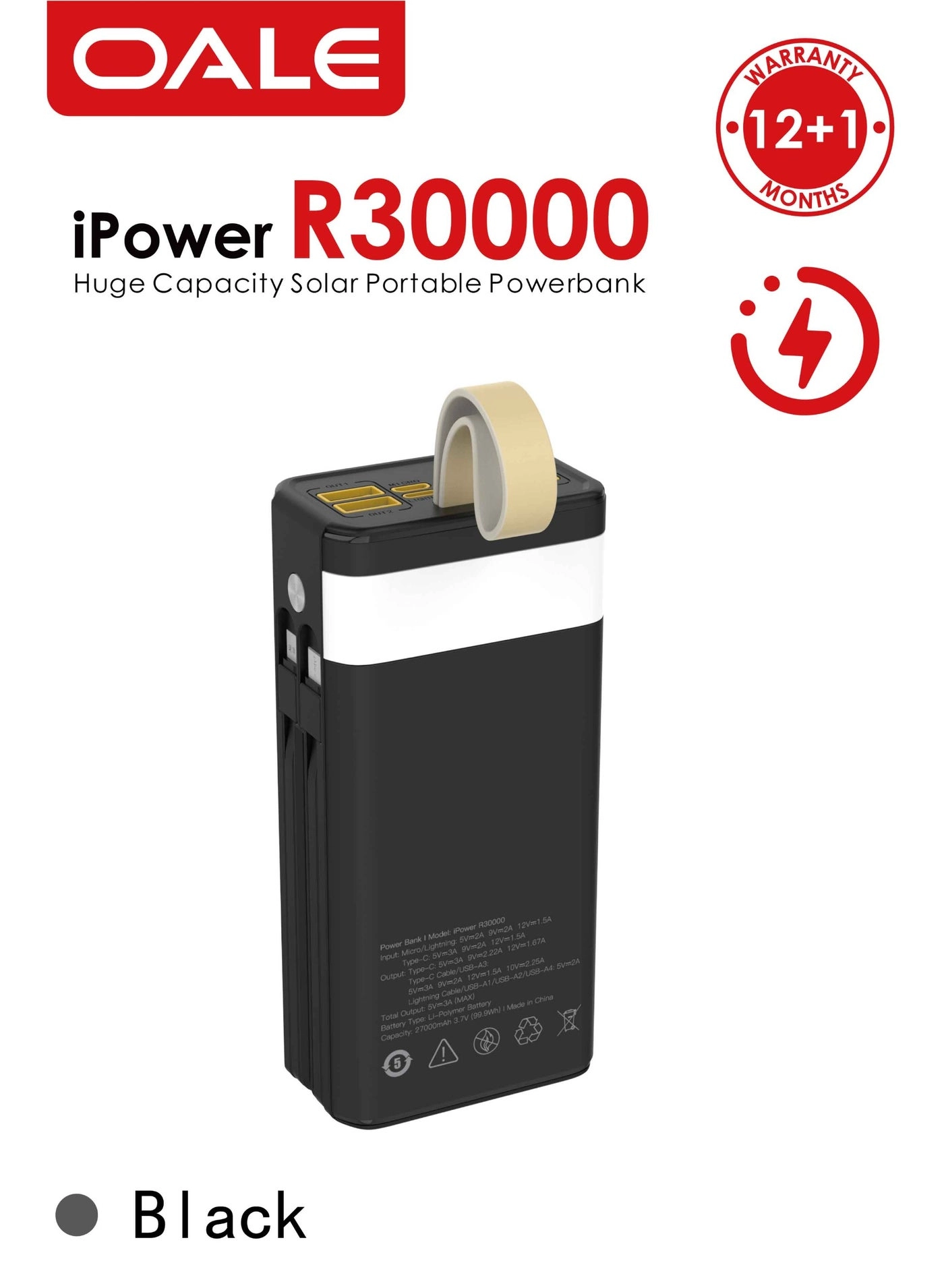 Q30000 - 27000mAh 22.5W