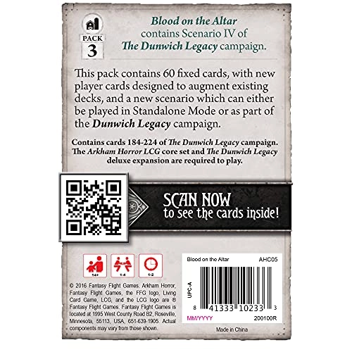 Arkham Horror: The Card game: Blood on the Altar