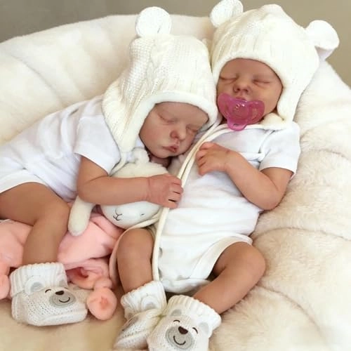 Reborn Baby Doll - 18 Inch Silicone Girl Sleeping Ages 3+