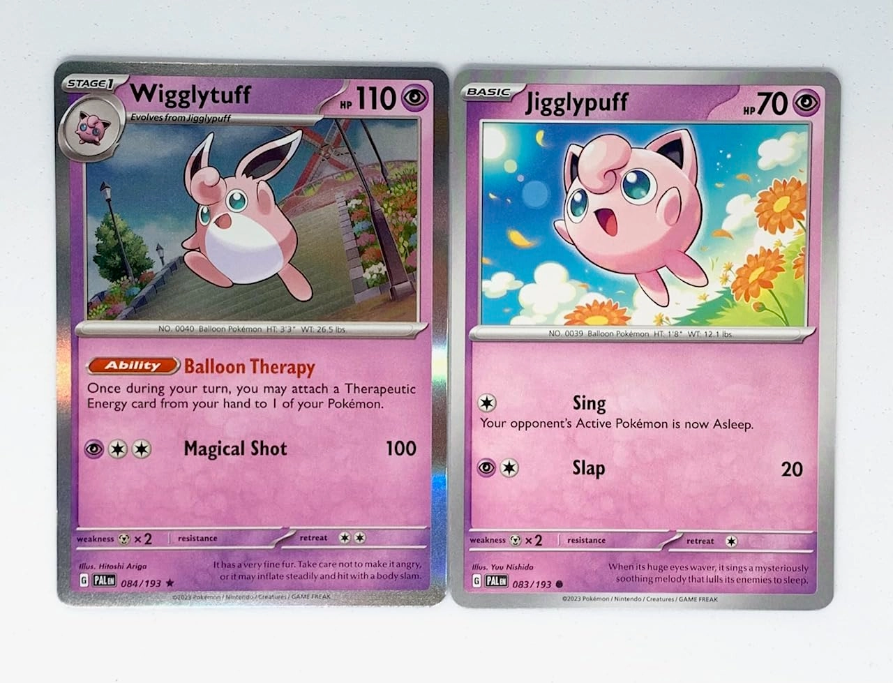 Pokémon Wigglytuff 084/193 - 2 pcs