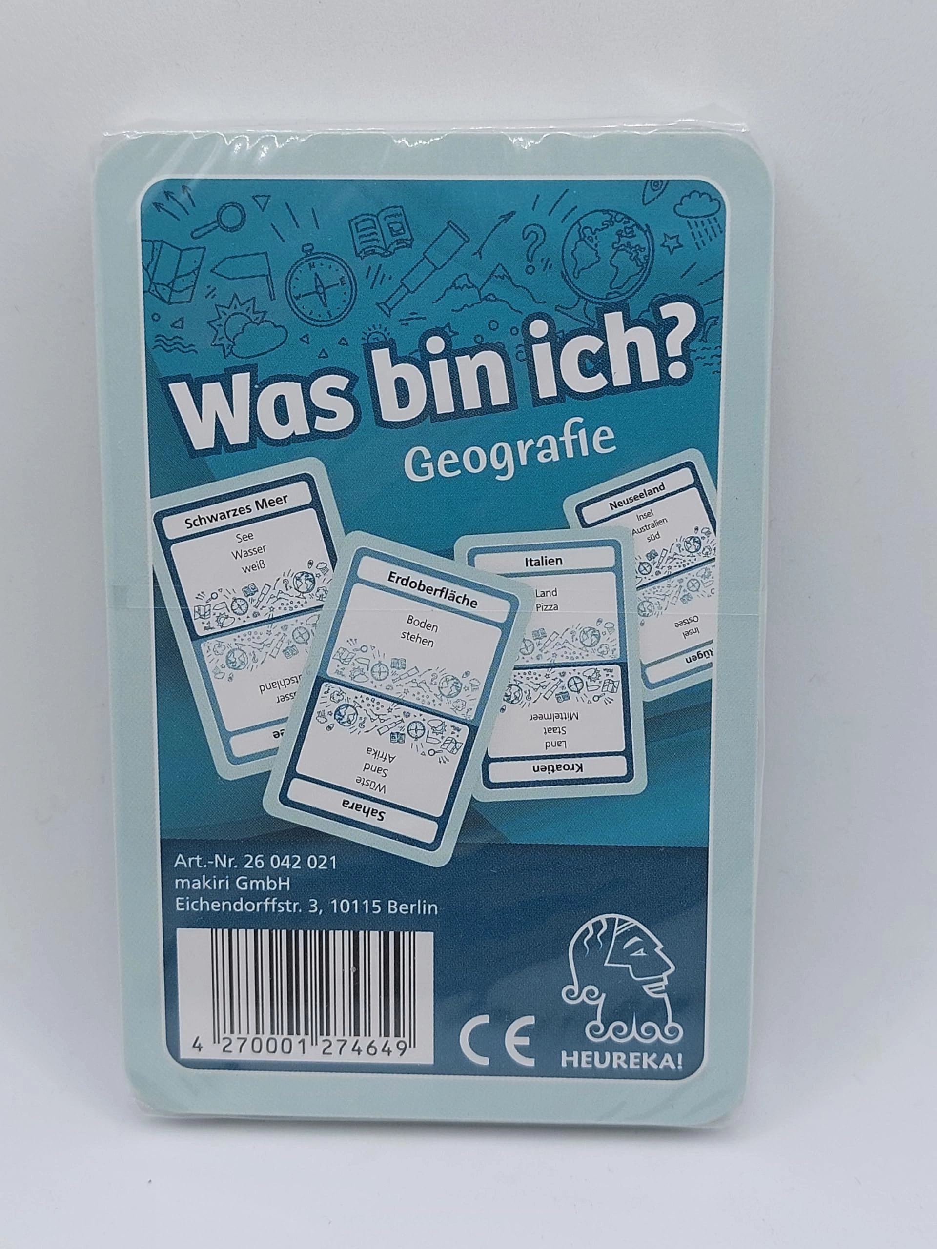 HEUREKA! was Bin ich? Geography - 7 years and up 33 pieces