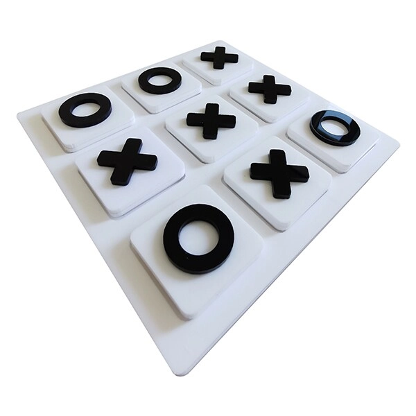 Tic Tac Toe - Handmade Acrylic Board