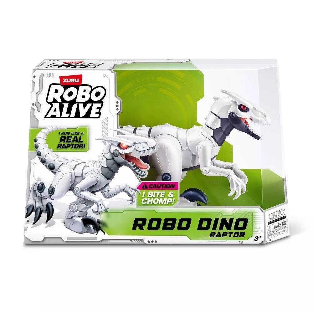 ROBO ALIVE Robo Dino Raptor - 30 x 9 x 20 cm Electronic Robot Toy
