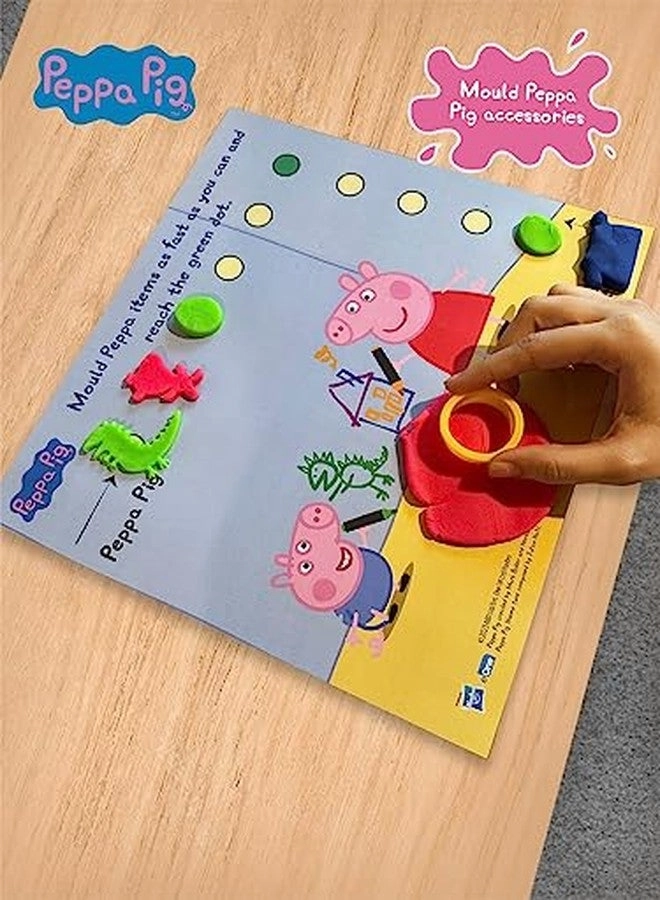 Peppa Pig Soft Dough Match N' Mould Cube Activity Set - 3+ years 6 pcs