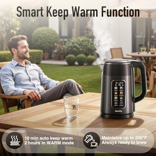 Touch Screen Temperature Control Electric Kettle