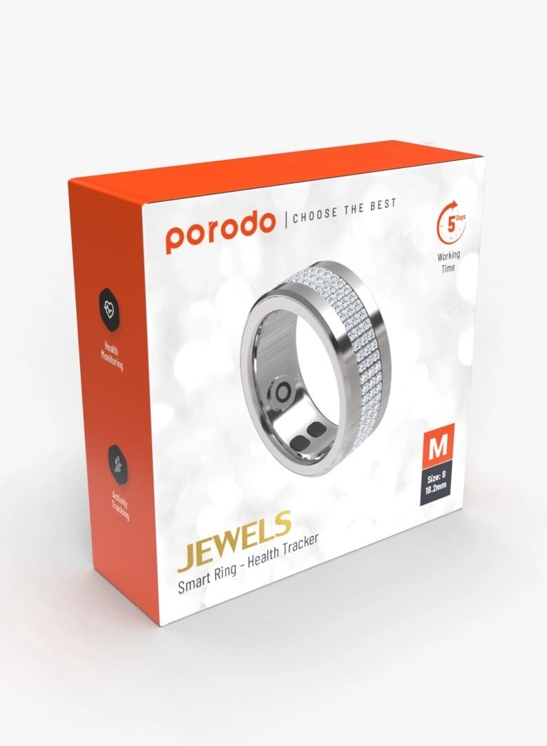 Jewels Smart Ring - M 18.2mm Heart Rate SpO2
