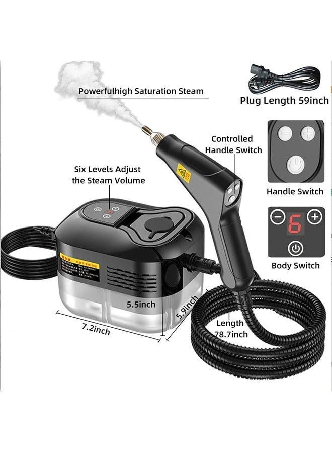 Portable Professional Steam High Pressure Cleaner - Handheld 247cm power cord