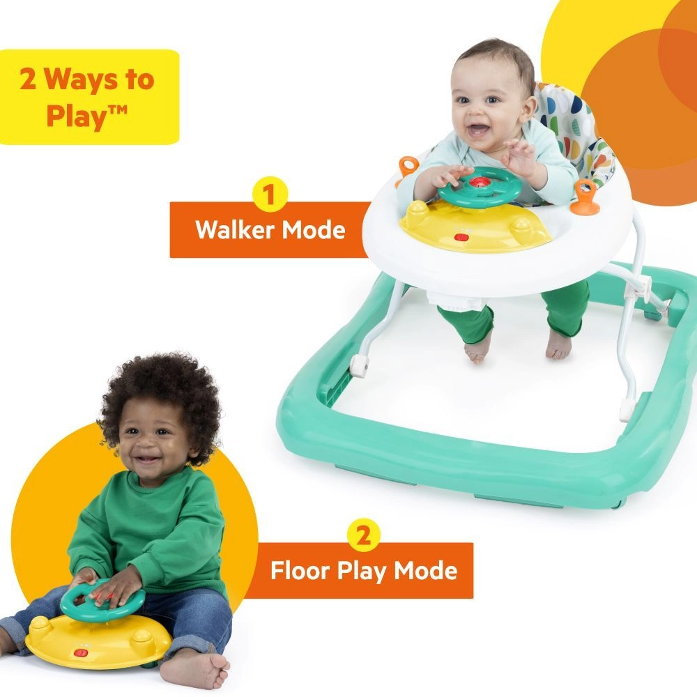 Ready to Roll Lights & Sounds Walker - Light Blue 6 months