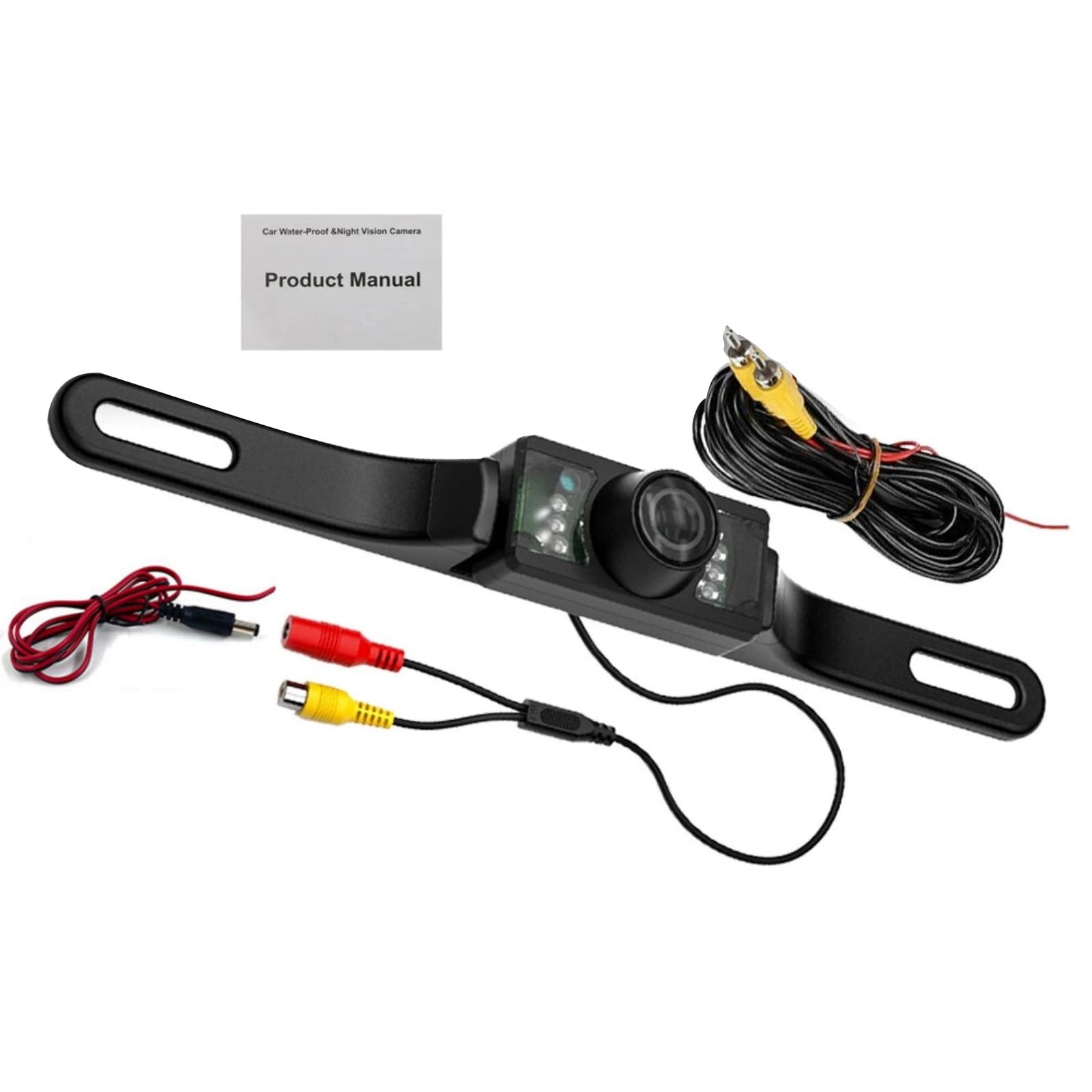 TECKEEN Car Rear View Backup Camera - Night vision Wired 720P