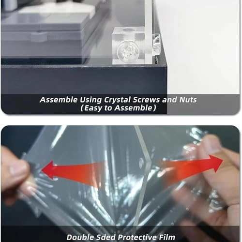 Acrylic Display Case - 38x20x20 cm for Lego Icons McLaren MP4/4 & Ayrton Senna Vehicle Set 10330