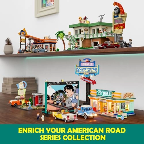 City Drive-in Theater Building Set - 1760 pcs