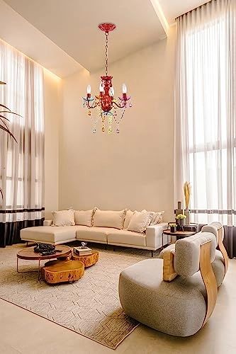 Mini Crystal Chandelier - 17 inches