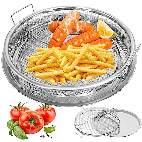Air Fryer Basket - Stainless Steel 2 Pieces