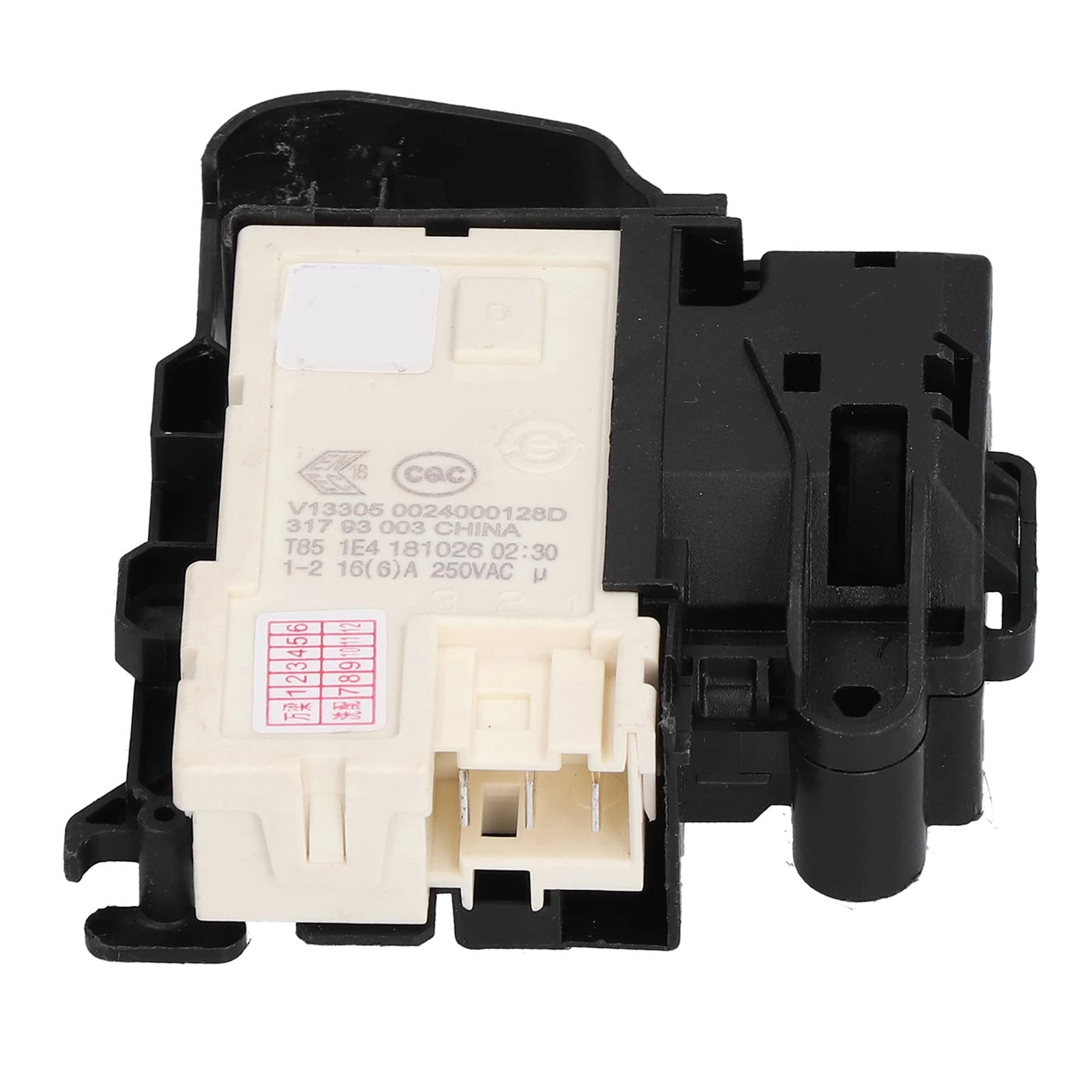 NIBEMINENT Electric Door Lock Assembly 00128D - Drum washing machine door lock, fit for Sanyo DG-F6031W|DG-F60311BCG washing machine