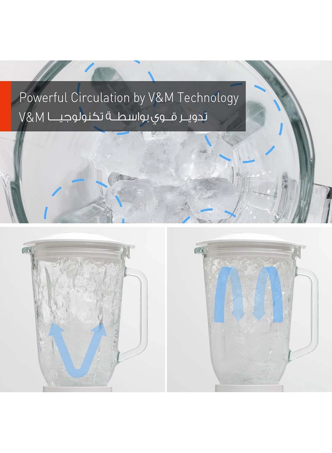 Glass Jug Blender MX-MG5321 - Ice Crushing, 2 Dry Mills, 2 Speeds